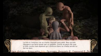 Blonde Gangbang Destroyed by Double Penetration Bukkake Walkthrough HD Cartoon