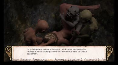 Blonde Gangbang Destroyed by Double Penetration Bukkake Walkthrough HD Cartoon