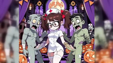 Halloween Monster Orgy Gangbang Cream Queens Destroyed Gushing