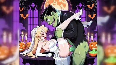Halloween Monster Orgy Gangbang Cream Queens Destroyed Gushing
