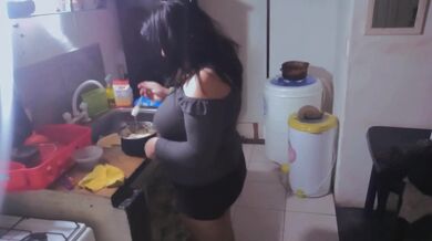 Best Friend Laughs Then Gets Destroyed By Hot Mom Chubby Latina Hard Rough Sex Fight Aggressive Cum Drip