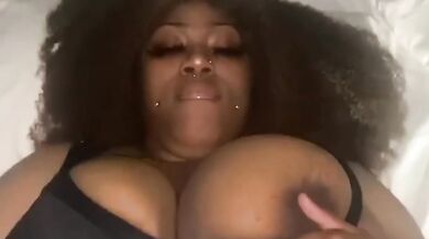BBW Taking Deep Strokes With Big Ass Ebony Tattooed Woman