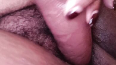 Ebony BBW Exclusive Verified Amateur Solo Female With Big Fat Juicy Pussy And Dildo