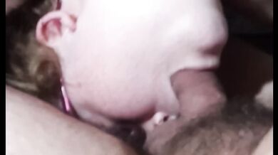 BBW Slutwife Lavinia Palmer Squirts on Her Fucking Machine While Teasing Husband in Chastity Before Release and Fucking