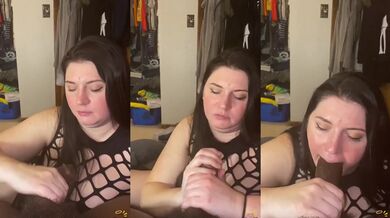 Trotzilla Entered Heaven Gushing BBC MILF Amateur Blowjob
