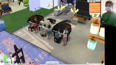 Piano Sex Destroyed By Chubby Big Tits Orgy Group