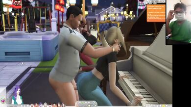 Piano Sex Destroyed By Chubby Big Tits Orgy Group