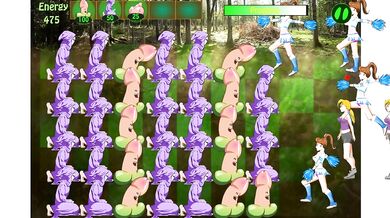 Plants vs Nymphos Cheerleaders Group Orgy Squirting Orgasm Parody Cartoon