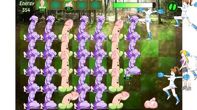 Plants vs Nymphos Cheerleaders Group Orgy Squirting Orgasm Parody Cartoon