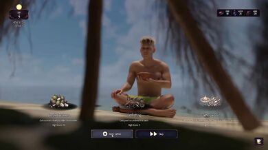 Stranded And Naked College Blonde With Big Tits Destroyed In Visual Novel