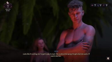 Stranded And Naked College Blonde With Big Tits Destroyed In Visual Novel
