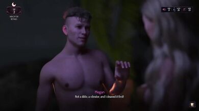 Stranded And Naked College Blonde With Big Tits Destroyed In Visual Novel