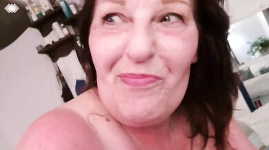 Redhead Curvy MILF Destroyed Gushing Choked In Pantyhose With Big Boobs And Butt