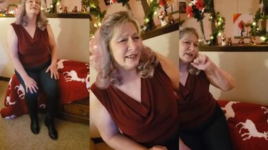 Santa Baby MILF Singing Destroyed Gushing Choked Exclusive BBW HD Porn