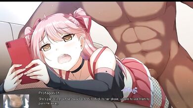 Cute Alt Girl Destroyed While Playing Peeker Dorm Manager Gets Creampie