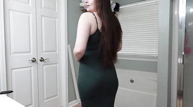 Skims See Through Dress Try On Haul Destroyed Gushing Tight Dress Big Tits Big Ass