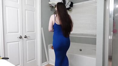 Skims See Through Dress Try On Haul Destroyed Gushing Tight Dress Big Tits Big Ass