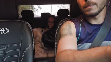 Ride Hailing Driver Destroyed Lesbian Couple Public Car Orgy Gushing