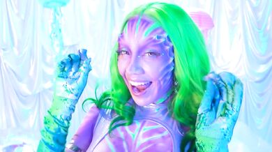 Deep Sea Creatures Shoot Behind the Scenes with Jewelz Blu and Little Puck Destroyed Gushing Choked