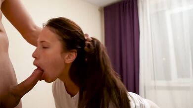 Passionate Post Workout Sex Destroyed By Real Couple Cumshot