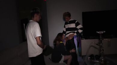 Party Sluts Destroyed by Big Cocks in a Circle