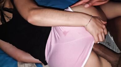 My Hot Stepsister Lets Me Destroy Her Tight Coño Gushing Creampie In Pajamas POV