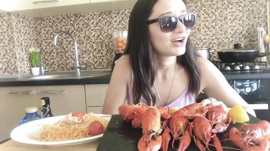 Mukbang and Answering your questions HD Pornstar