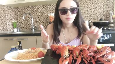 Mukbang and Answering your questions HD Pornstar