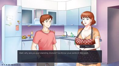 Caught Masturbating Hot Milf Landlady with Big Dick and Big Ass in Milfs Plaza Hentai Game Part 3