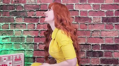 April O'Neil Footjob Destroyed Gushing Soles with Monster Dildo