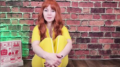 April O'Neil Footjob Destroyed Gushing Soles with Monster Dildo