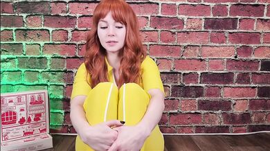 April O'Neil Footjob Destroyed Gushing Soles with Monster Dildo