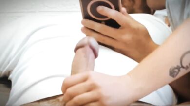 British Amateur MILF Gushed Massive Cumshot While Husband Watched Friend Handjob