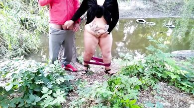 Stepmother Wet Pussy Stepson Cock Public Outdoor Chubby Natural Body Big Ass MILF Verified Amateurs