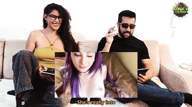 Spanish Reaction Destroyed Goth Teen Squirts on Step Brother Cock FT Valerica Steele English Subs Kinkyverse Highest Rated Porn
