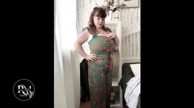 Busty Plus Size Try On Haul Dresses Romper Skirts Workout Tops