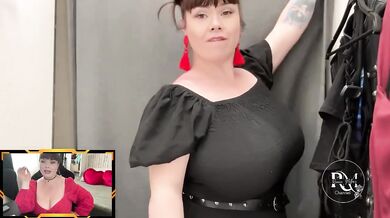 Big Bust Problems Destroyed In Alternative Fashion SFW Try-On Haul