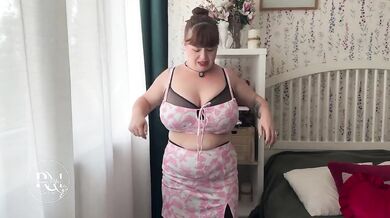 Plus Size Sexy Bust Destroyed Two Piece Sets Exclusive Solo HD Pornstar