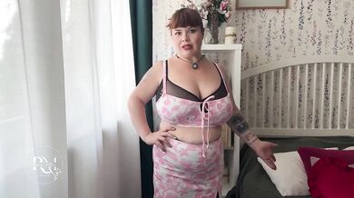 Plus Size Sexy Bust Destroyed Two Piece Sets Exclusive Solo HD Pornstar
