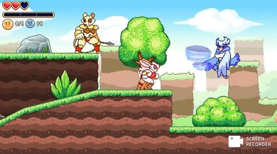 Furry Game Destroyed By Big Tits And Choked Blowjob