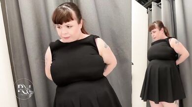 Busty Plus Size Goth Dress Reality Check Solo Female Exclusive HD Pornstar