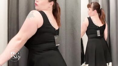 Busty Plus Size Goth Dress Reality Check Solo Female Exclusive HD Pornstar