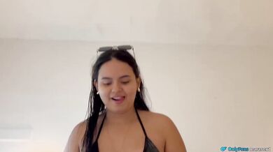 Hermanastro seduces her big ass milf stepmom in role play doggystyle pov filled with semen