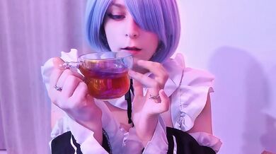 Rem ASMR Lollipop Sucking and Relaxing Massage Maid Cosplay Joi Exclusive