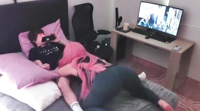 When My Stepsister Does Not Like The Movie She Gives Me A Destroyed Femdom Handjob