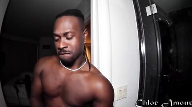 Destroyed Gushing Choked Hotel Hookup with Hot Stepsister Chloe Amour Rough Sex Deepthroat Blowjob Interracial BBC Big Tits Big Ass