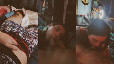 Amateur Couple Having Fun With Romantic Handjob And Blowjob