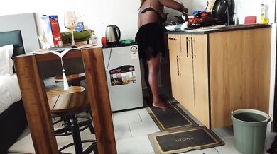 I Convinced My Step Brother To Help In Meal Prep And Destroyed Him With Extreme Deepthroat