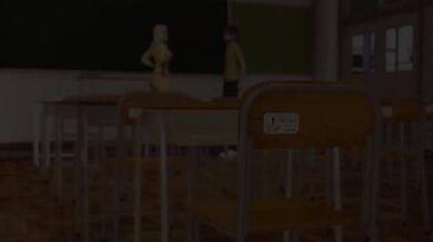 Tall Teacher Gushes Pussy Eating While Student Licks Her Cock In Empty Classroom