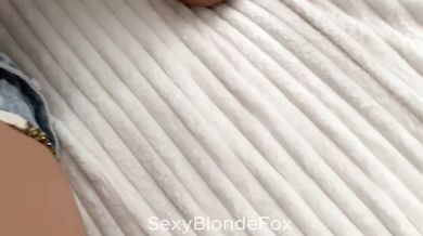 Ripped Jeans Destroyed As Wet Pussy Gushed And Cock Choked Her Mouth
